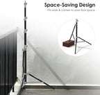 10ft Corner Light Stand, Air Cushion, Silver, LT30-CS in Silver, alternate view 3