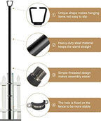 10FT Deck String Light Poles for Outdoor String Lights, 2pcs, alternate view 5