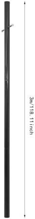 10FT Direct Burial Lamp Post, Split Street Light Pole with Cross Arm Lighting Post Fixtures for Pathway, alternate view 6