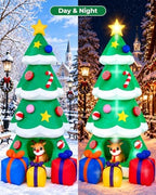 10FT Inflatable Christmas Tree Outdoor Decorations, alternate view 7