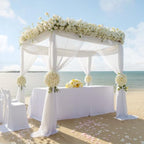 10ft Square Backdrop Stand Heavy Duty, Adjustable Pipe and Drape Kit, alternate view 2