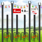 10FT String Light Poles