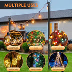 10FT String Light Poles, alternate view 3