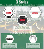 10ft String Light Poles for Hard Surfaces, Light Poles for Outdoor String Light, Perfect for Garden, Backyard, alternate view