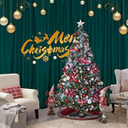 10ft x 10ft Curtains Hunter Green Backdrop Curtains for Parties Wedding Stage Curtains Rod Pocket Sliding Drapes, alternate