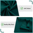 10ft x 10ft Curtains Hunter Green Backdrop Curtains for Parties Wedding Stage Curtains Rod Pocket Sliding Drapes, alternate