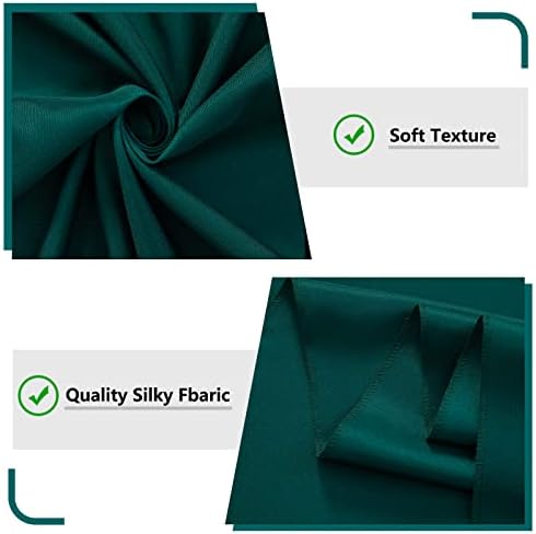 10ft x 10ft Curtains Hunter Green Backdrop Curtains for Parties Wedding Stage Curtains Rod Pocket Sliding Drapes, alternate