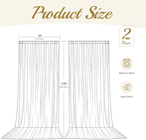 10ft x 10ft Hunter Green Backdrop Curtains, Green Drapes for Backdrop Draping Fabric Wedding Birthday Party Baby, alternate