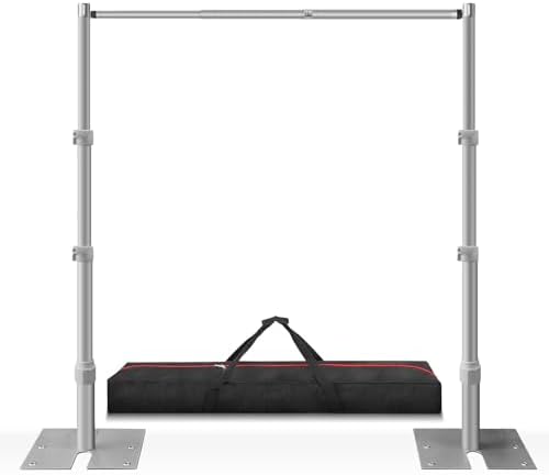 10ft x 10ft Pipe and Drape Adjustable Backdrop Stand Kit in Long:4.8~10ft, wide:4.8~10ft