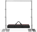 10ft x 10ft Pipe and Drape Adjustable Backdrop Stand Kit in Long:4.8~10ft, wide:4.8~10ft