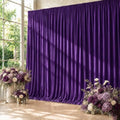 10ft x 10ft Purple Backdrop Curtains for Parties, 2 Panels 5ft x 10ft Wrinkle-Free Drapes for Lavender Wedding
