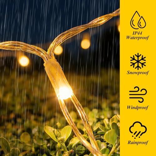 10ft x 10ft Solar Net Lights, 280LED Gazebo Mesh Lights Solar & USB Powered, Waterproof Netting Lights 8 Modes, alternate