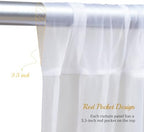 10ft X 10ft White Tulle Backdrop Curtain for Parites, Sheer Backdrop Curtains Fabric Drapes for Wedding Ceremony, alternate