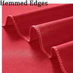 10ft x 10ft Wrinkle Free Red Backdrop Curtains for Parties, Polyester Photo Backdrop Drapes 2 Panels 5x10ft for, alternate