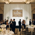 10ft x 15ft Beige Backdrop Curtain for Wedding Party 2 Panels 5x15ft Wrinkle Free Silky Polyester Backdrop, alternate view 3