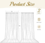 10ft x 8ft Brown Backdrop Curtains, Brown Drapes for Backdrop Draping Fabric Wedding Birthday Party Baby Bridal, alternate