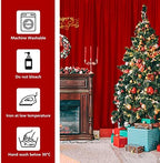 10ft x 8ft Red Backdrop Curtains for Party Valentine's Day, 5ftx8ft, 2 PCS in 5ft x 8ft (2 Panels) in Red, alternate view 6
