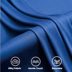 10FTx12FT Royal Blue Backdrop Curtains for Weddings, Birthday and Labor Day in W5' x H12'(2 panels) in Royal, alternate view