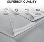10FTx12FT Silver Backdrop Curtains for Weddings, Birthdays and Photography in W5' x H12'(2 panels) in Sliver, alternate view