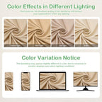 10ftx14ft Champagne Backdrop Curtain for Wedding Parties, alternate view 5