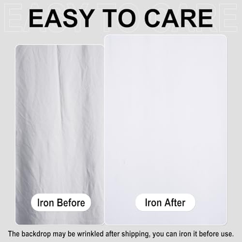 10FTx20FT White Backdrop Background for Photography Photoshoot, alternate view 2