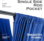 10ftx40ft Royal Blue Ceiling Curtain for Wedding Parties, alternate view 5