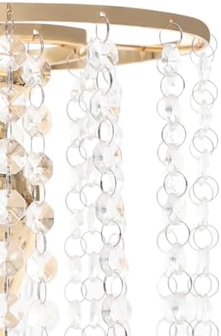 10PCS 10in Height Crystal Flower Stand for for Wedding(Gold, Small) in Small in Gold, alternate view 5