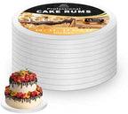 10pcs 14 Inch Cakeboard Round, 1/2 Inch Thick Cake Boards, Bend Resistant & Sturdy White Cake Cardboard for