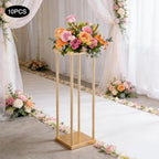 10pcs 23.6in Tall Gold Wedding Cenerpiece Flower Vase (10Pcs-Gold, 23.6in) in 10pcs-gold, alternate view 4