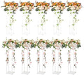 10PCS 23.6inch High Wedding Flower Stand, with Acrylic Laminate for T-Stage Events Reception, Party Decoration