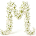 10PCS 59FT Artificial Silk Cherry Blossom Garland, Hanging Sakura Flower Vines for Wedding Party Home Arch