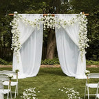 10PCS 59FT Artificial Silk Cherry Blossom Garland, Hanging Sakura Flower Vines for Wedding Party Home Arch, alternate view 2