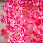 10PCS 59FT Artificial Silk Cherry Blossom Garland, Hanging Sakura Flower Vines for Wedding Party Home Arch, alternate view 5