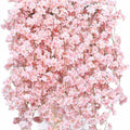 10PCS 59FT Artificial Silk Cherry Blossom Garland, Hanging Sakura Flower Vines for Wedding Party Home Arch