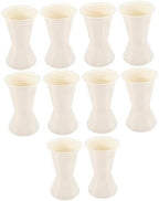 10pcs Bouquet Base Stand Holder for Flower Arrangement Plastic Flower Bucket Vase Supplies Centerpieces
