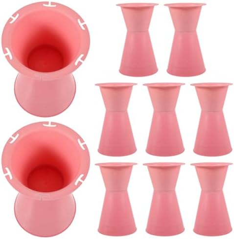10Pcs Bouquet Holder Base Plastic Flower Stand for Wedding Centerpieces Bridal Arrangements Flower Shop Supplies