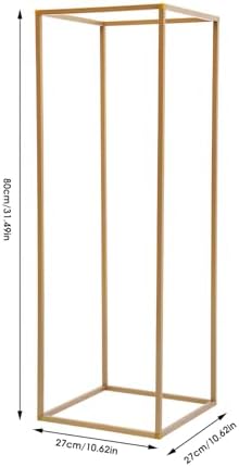 10PCS Gold Metal Wedding Flower Stand Centerpieces, 31.4" Wedding Table Decorations, Vase Column Stand, alternate view 3