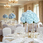 10PCS Hydrangea Artificial Flowers, Faux Blue Flowers, alternate view 7