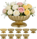 10PCS Metal Wedding Gold Centerpieces for Table 4.7”, Holders for Tables, Wedding Dinner Party and Ceremony