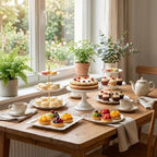 10Pcs Multi-Tier Dessert Stand Set for Wedding Decor in White, alternate view 5