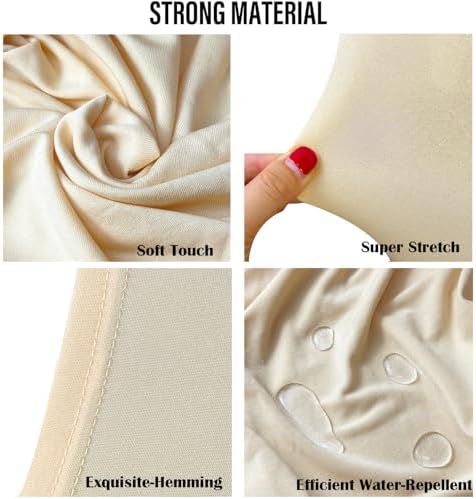 10PCS Stretch Spandex Folding Waterproof Chair Covers, Universal Fitted Chair Cover Protector for Wedding Party, alternate