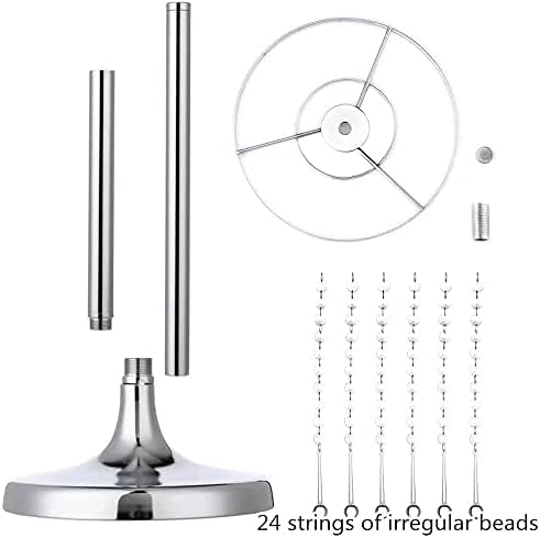 10pcs Tall Vases for Centerpieces 29.5in Silver Flower Stand for Table in Silver, alternate view 7