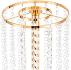 10pcs Vases Wedding Centerpieces Crystal Road Lead Metal Flower Arrangement Stand Flower Vase Holders with, alternate view 6
