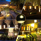 10W Landscape Lighting, 120V Plug-in Outdoor Spotlights, 2 Pack, alternate view 6
