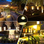 10W Landscape Lighting, 120V Plug-in Outdoor Spotlights, 4 Pack, alternate view 5