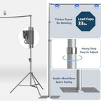 10x 8.6ft Pipe and Drap Backdrop Stand Kit, Heavy Duty Adjustable Frame Backdrop Stand With Flat Base, Carry Bag, alternate