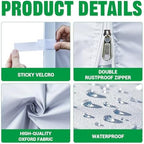 10x10 Canopy Sidewalls Only, Navy Blue (3PCS, No Frame or Top), alternate view 6