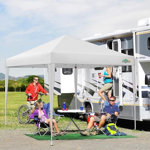 10x10 Ez Pop Up Canopy Tent with 4 Sidewalls White, alternate view 2