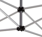 10x10 ft PES 700 Economy Pop Up Canopy Tent, Aluminum, Red in 10x10 ft in Red, alternate view 4
