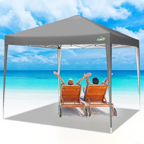 10x10 Gazebo Outdoor Shade Pop Up Gazebo Waterproof Adjustable Height Canopy Tent Instant Portable Shelter, alternate view 2